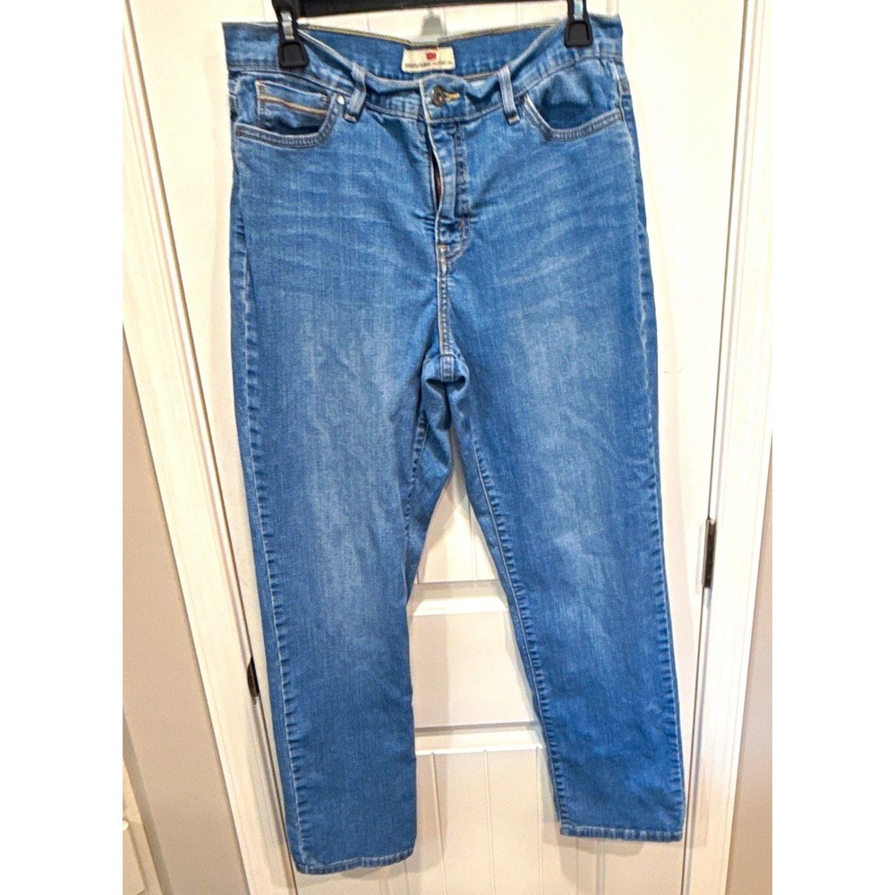 Levi's Women's 512 Slim Fit Mid Rise Blue Denim Jeans 5-Pocket Medium Wash
